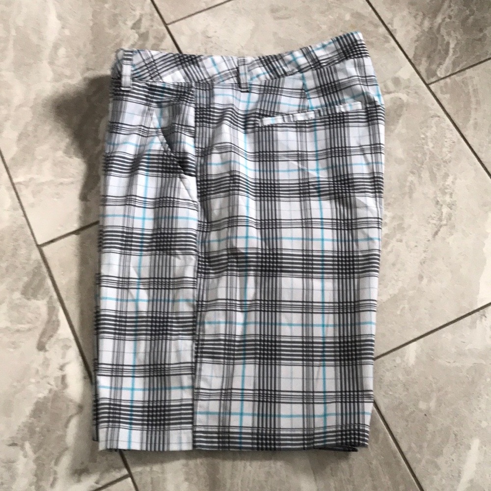 FILA SPORT GOLF Mens PLAID HYBRID SHORTS | 38